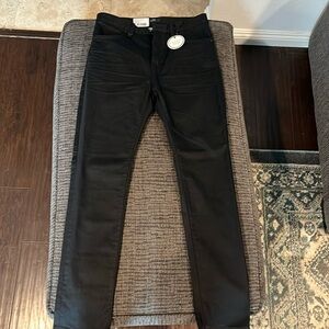 Brand New Neuw Denim Pure Black Jeans 30w/32l